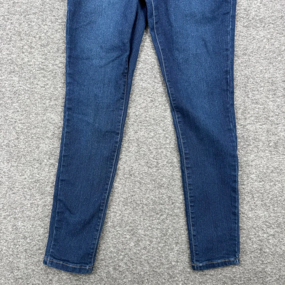 Fashion Nova Women Dark Wash High Waisted Skinny‎ Jeans Size 5 Indigo Stretch